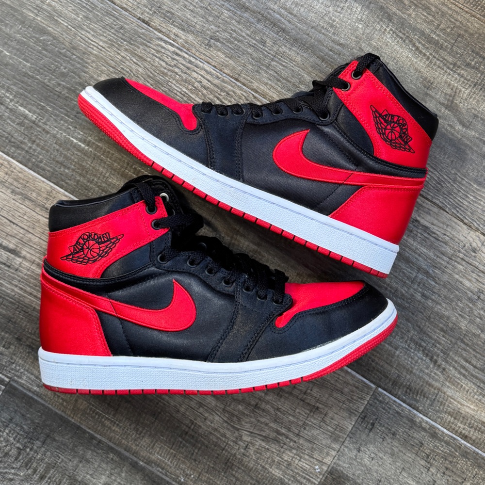 Jordan 1 retro high OG satin bred 9 - Picture 1 of 8